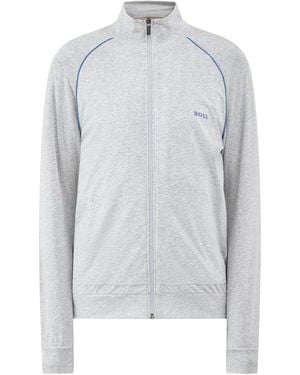 BOSS Mix&Match Zip Lounge Jacket - Blue