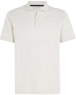 Calvin Klein Slim Polo Shirt - White