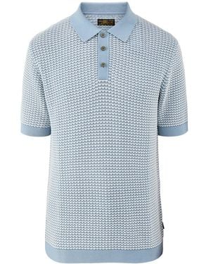 Jack & Jones Knitted Polo Shirt - Blue