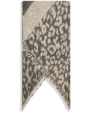 James Lakeland Asymmetrical Scarf - White