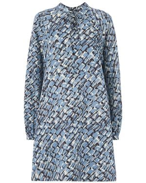 Whistles Women's Feathered Wing Marnie Dress - Blue