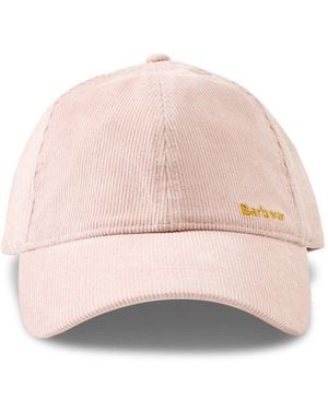 Barbour Oakley Cord Cap - Pink