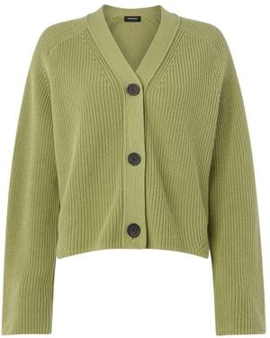 Whistles Nala Cotton Cardigan - Green