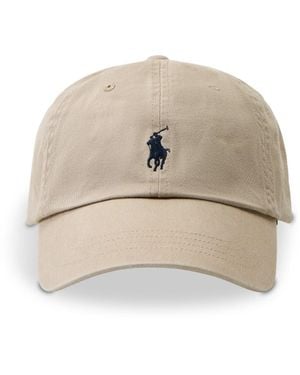 Polo Ralph Lauren Sports Logo Cap Nubuck - Natural