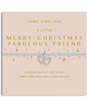 Joma Jewellery Merry Christmas Fabulous Friend Bracelet - Natural