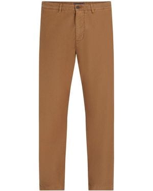 Tommy Hilfiger Stretch Gabardine Tapered Chinos - Brown