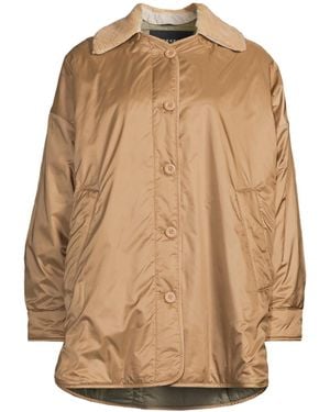 Weekend by Maxmara Women's Drava Oversized Puffer Jacket With Collar - Natural