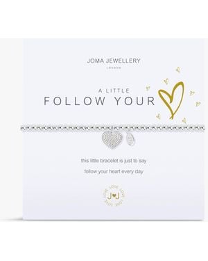 Joma Jewellery A Little Follow Your Heart Bracelet - White
