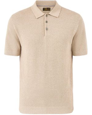 Jack & Jones Knit Polo Shirt - Natural