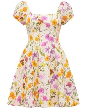 Forever New Bondi Seam Detail Mini Dress - White