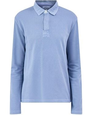 Hartford Long Sleeve Rugby Shirt - Blue