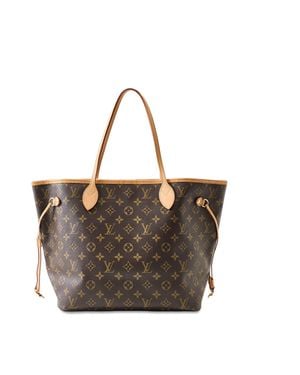 Le Prix Louis Vuitton Monogram Neverfull Mm Tote Bag - Brown