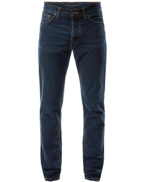 Nudie Jeans Men's Steady Eddie Ii Tapered Jeans - Blue