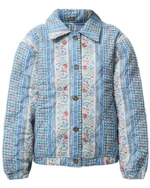Damson Madder Claudia Reversible Jacket - Blue