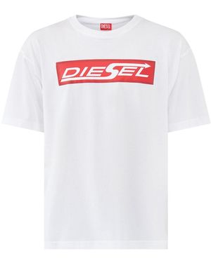 DIESEL Big Logo T-Shirt - White