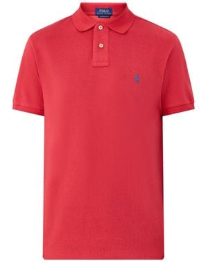 Polo Ralph Lauren Custom Fit Polo Top - Red