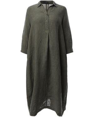 Oska Collared Dress 531 - Green