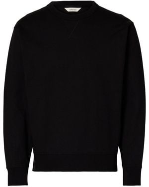 SELECTED Crew Neck Sweatshirt - Black