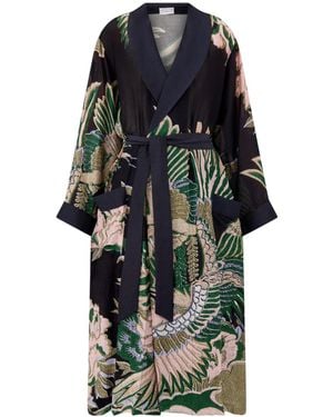 One Hundred Stars Crane Gown - Black