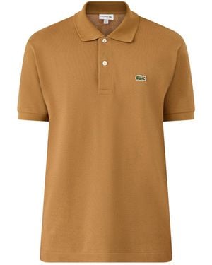 Lacoste Classic Short Sleeves Cotton Polo - Brown