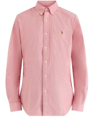 Polo Ralph Lauren Custom Fit Cotton Oxford Shirt - Pink