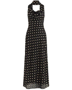 Never Fully Dressed Sophie Fleck Midi Dress - Black