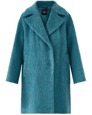Weekend by Maxmara Rada Fluffy Eggshape Coat - Blue