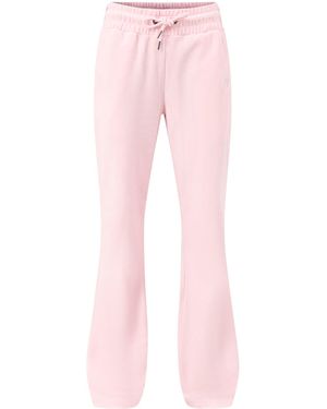 Ed Hardy Love And Thorns Diamante Velour Joggers - Pink