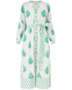 Aspiga Cara Block Print Dress - Green