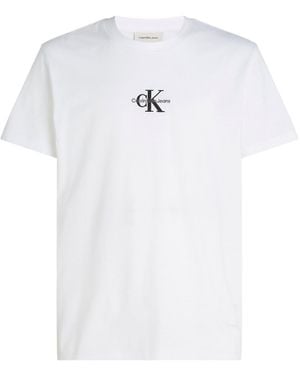Calvin Klein Monogram T-Shirt - White