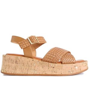Sole Ldn Briana Flatform Sandals - Natural