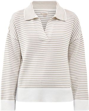 Barbour Aylesby Knitted Jumper Multi - White