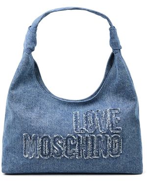 Love Moschino Slouchy Shoulder Bag - Blue
