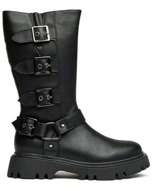 V.Gan Vegan Cosmic Biker Boots - Black