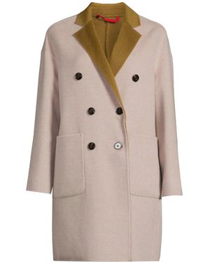 MAX&Co. Riccardo Reversible Coat - Natural