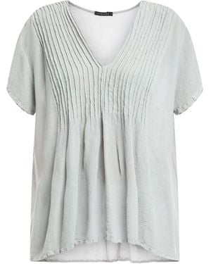 Grizas Women's Plisse Blouse - Grey