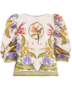 FARM Rio Blouse Multi - White