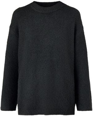 Pretty Lavish Cece Fluffy Jumper - Black
