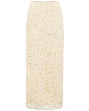 Forever New Andie Lace Maxi Skirt - White