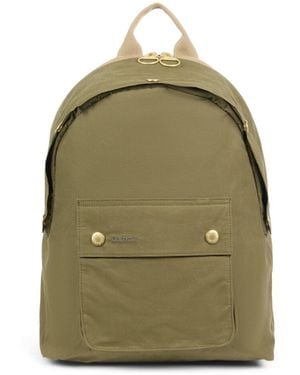 Barbour Transport Zip Closure Backpack Bag - Green