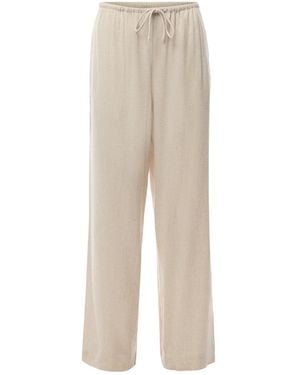 Pretty Lavish Nessa Drawstring Trouser Cream - Natural