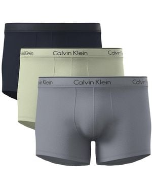 Calvin Klein Icon Stretch Trunk 3Pk - Grey