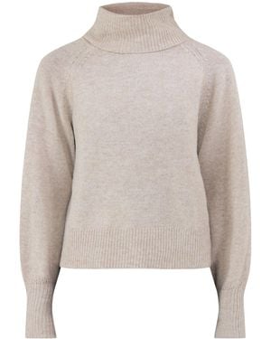 ONLY Blend Olivia Roll Neck Jumper - White