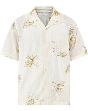 Universal Works Road Short Sleeve Shirt - White