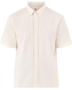 Levi's Authentic Button Down Short Sleeve Shirt - White