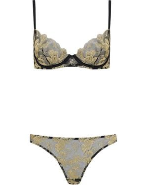 Coco De Mer Oriana Brazilian Knicker - White