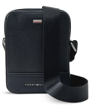 Tommy Hilfiger Central Mini Reporter Bag - Black