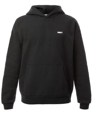 Obey Men's Bold Star Extra Heavy Hoodie - Black