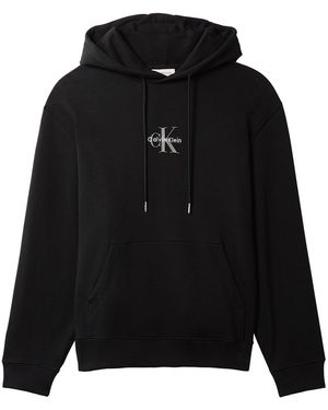 Calvin Klein Micro Terry Sweatshirt - Black
