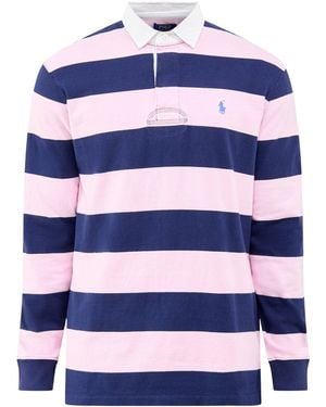 Polo Ralph Lauren Stripe Rugby Shirt - Blue